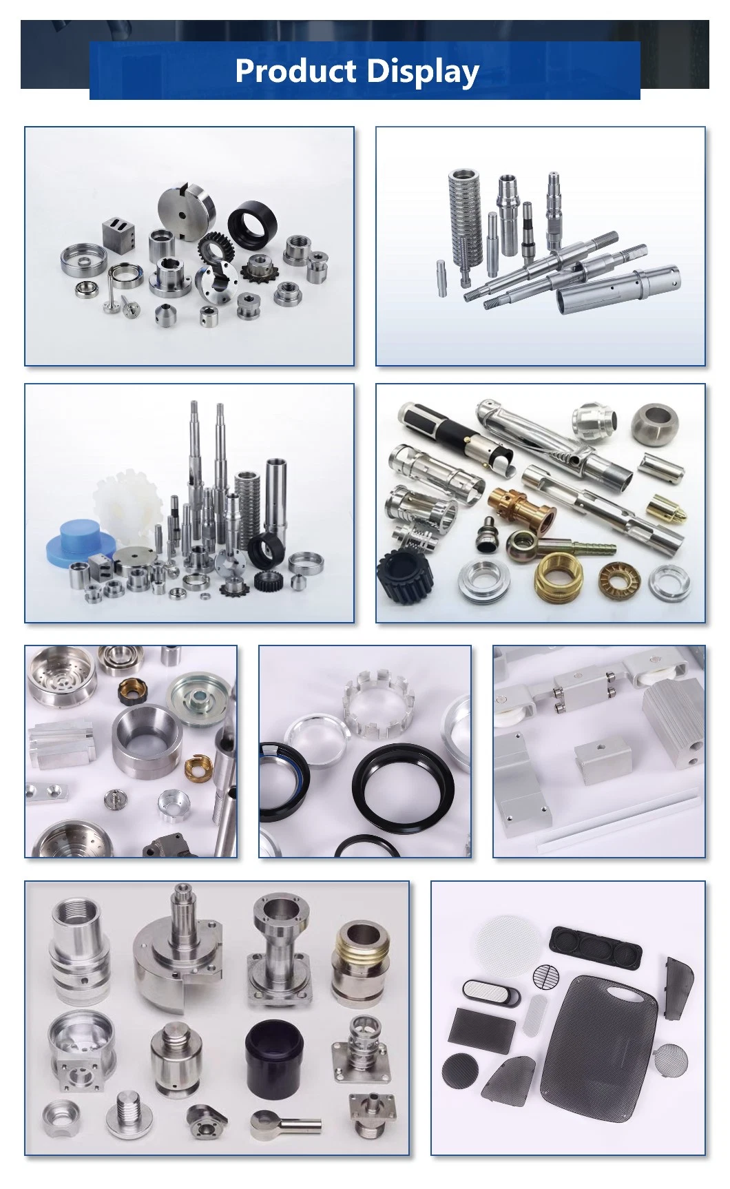 OEM Aluminum/Brass/Copper/Stainless Steel/Iron/Titanium Alloy/Plastic CNC Machining (Turning, Milling, Drilling, Tapping, Grinding) Sports Equipment Accessories